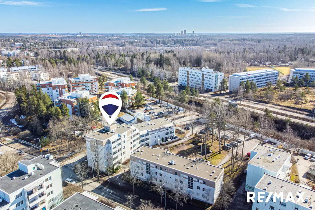 Aerial - Apartment with Balcony in Helsinki Vesala