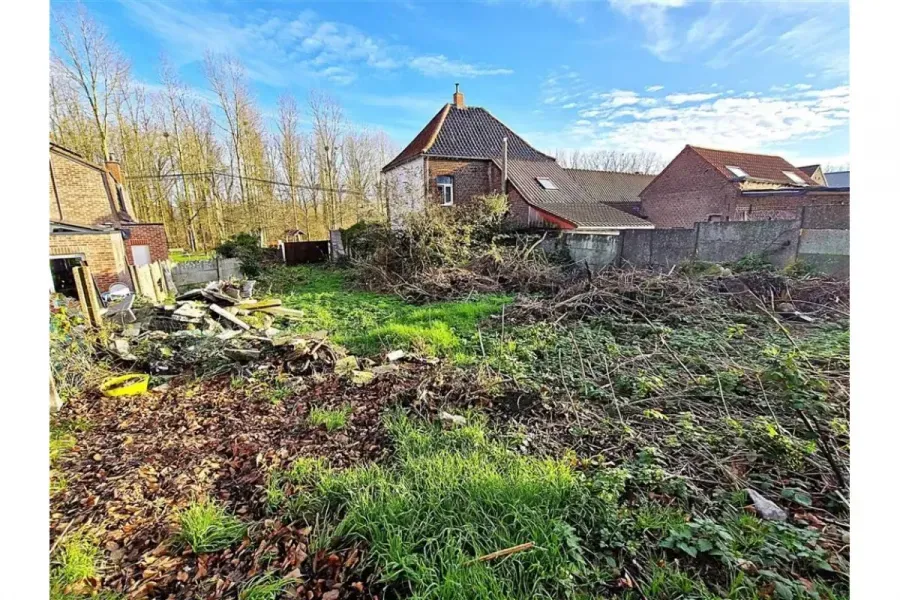 Jardin - Terrain à Bâtir avec Permis à Brunehaut