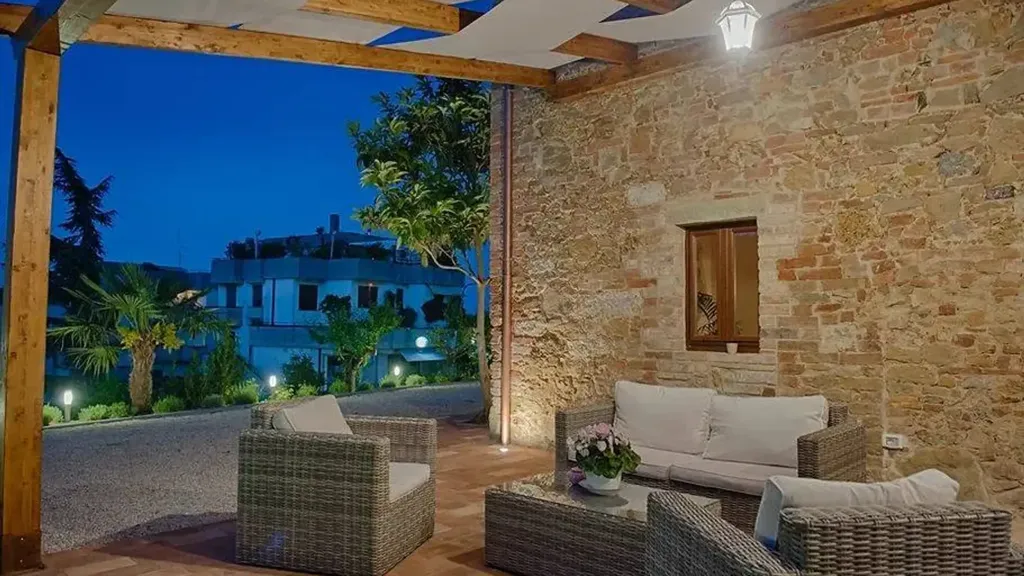 Terrasse - Colonial Villa with Spa in Chianciano Terme