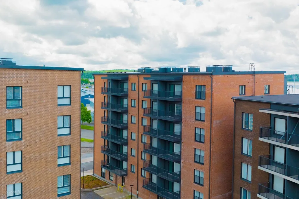 Vista aerea - Modern Flat with Balcony in Turku