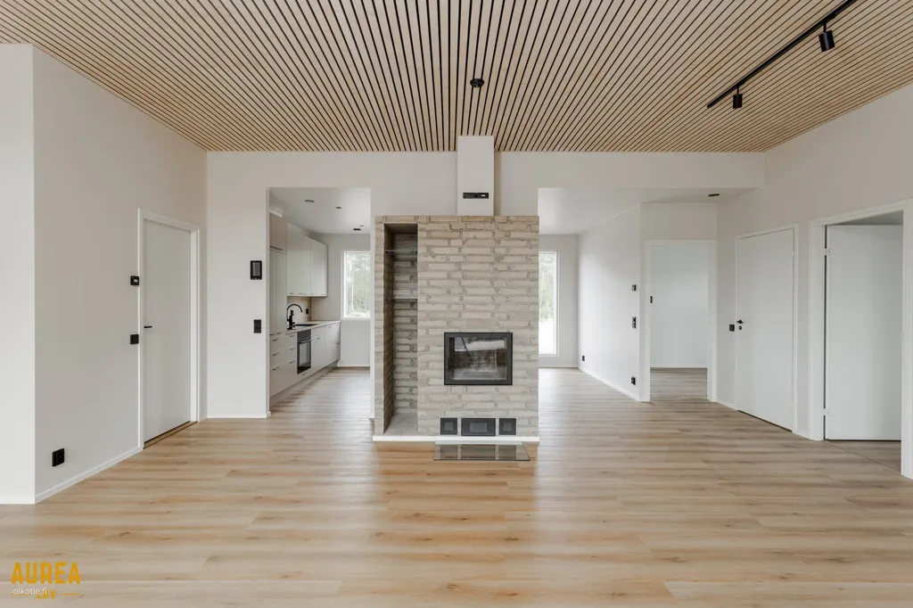 Séjour - Modern Bungalow with Sauna in Ritaharju