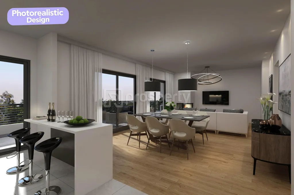 Salle à manger - Newly Built Apartment with Green View in Pefki