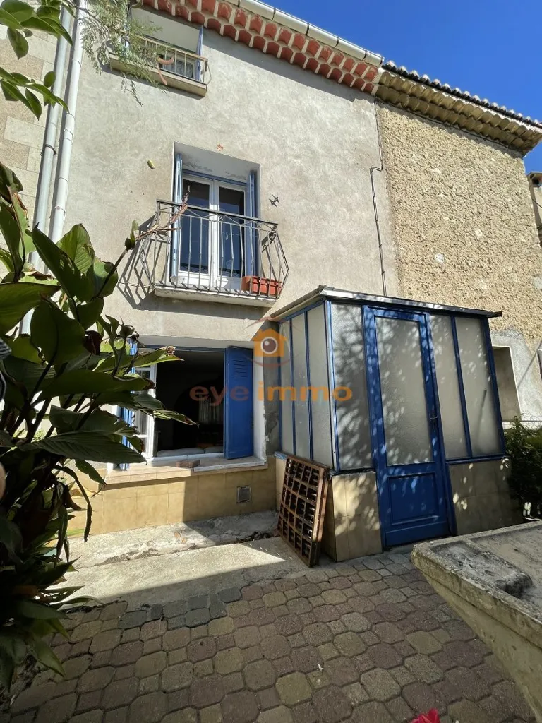 Garden - Rustic House with South-Facing Courtyard in Lespignan