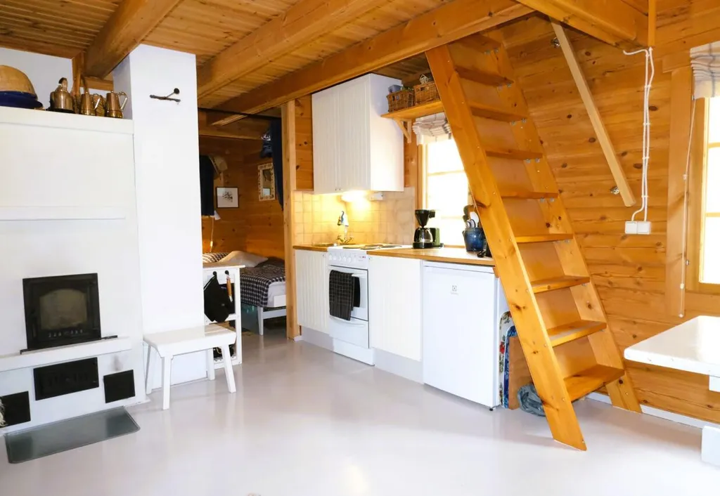 Cuisine - Modern Cabin with Sea View in Oitti