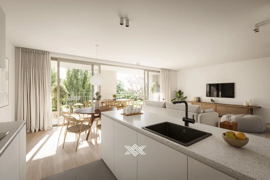 Cuisine - Duplex avec Jardin et Terrasse à Zwijnaarde