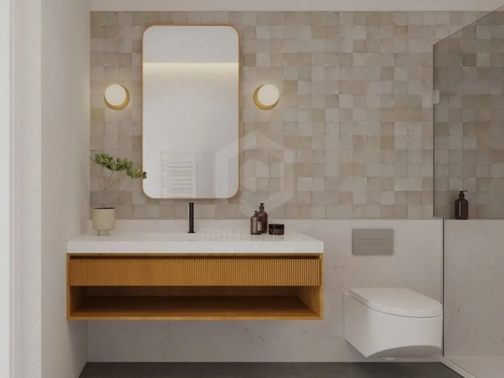 Salles de bain - Duplex Apartment with Pool in Azeitão