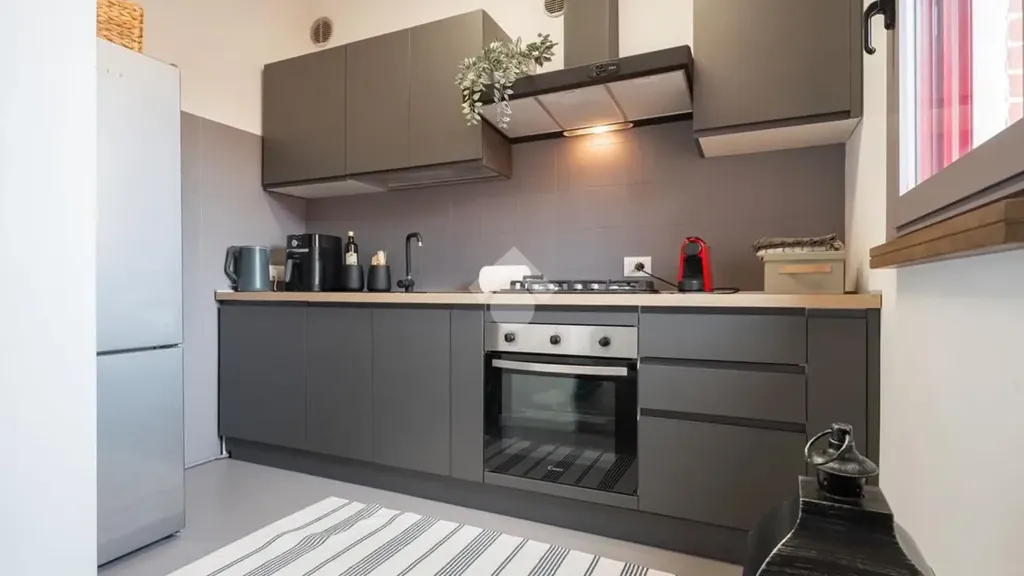 Cuisine - Rearranged Apartment with Garden in Treviso