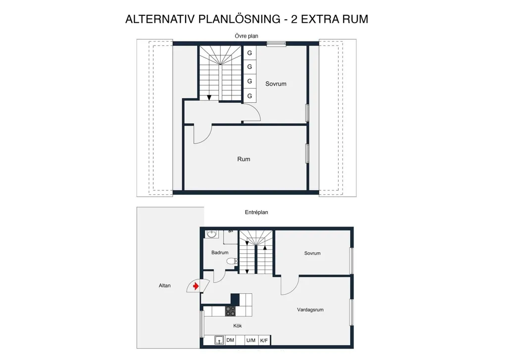 Plaan - Renovated Terraced House with Corner Plot