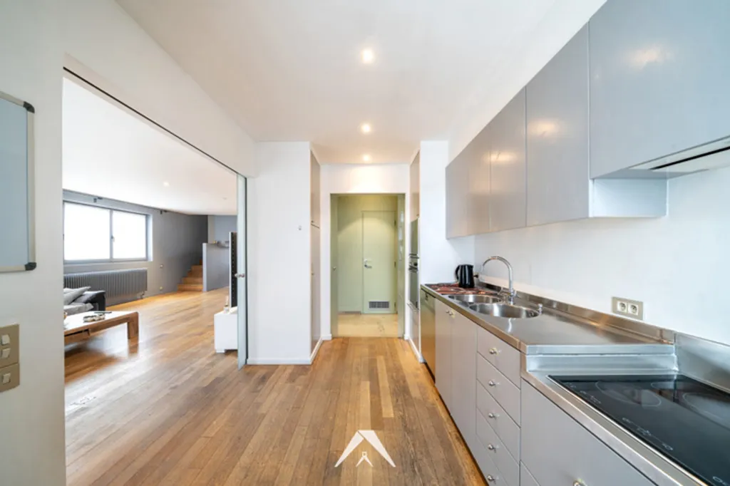 Cocina - Duplex Apartment with Terrace in Kortrijk