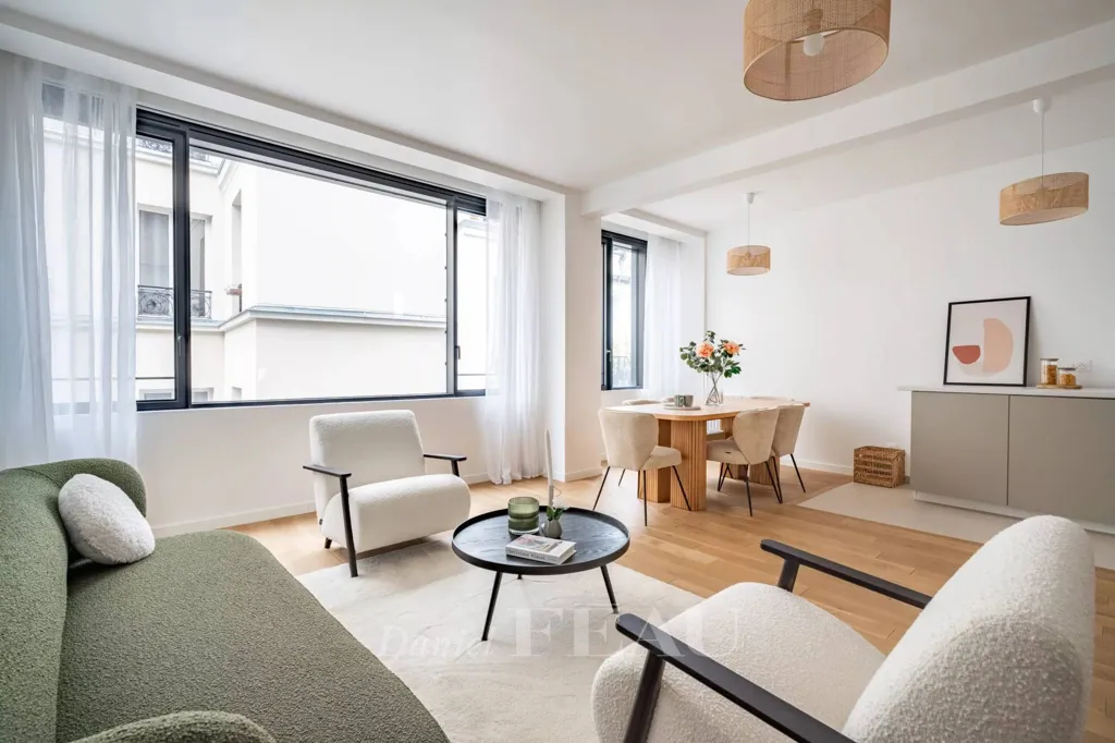 Séjour - Appartement avec Ascenseur dans le 4ème Arrondissement de Paris