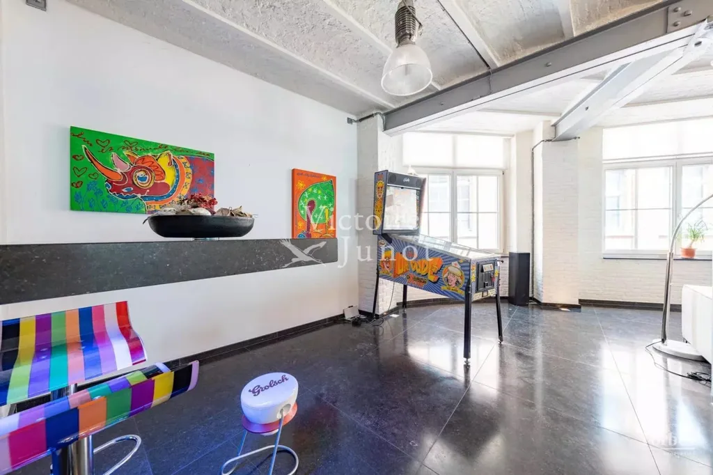 Séjour - Loft 2 Chambres avec Parking à Bruxelles