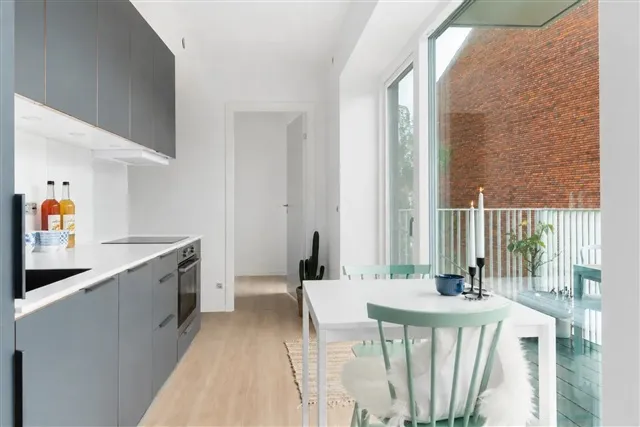 Cuisine - 3-Room Apartment with Balcony in Aarhus