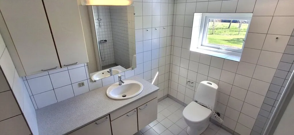Bathrooms - 4-Bedroom Flat with Pets Allowed in Frederikshavn