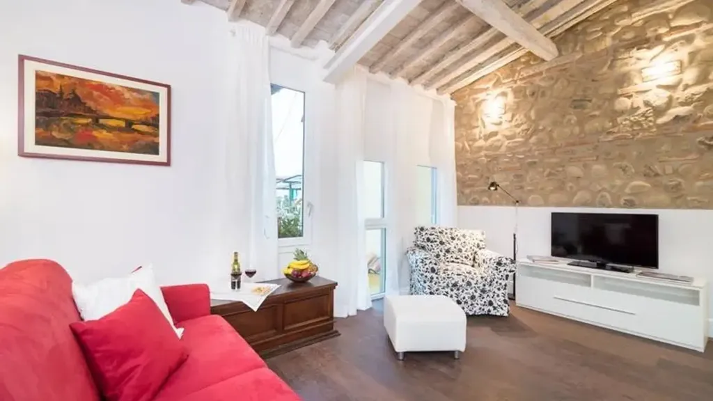 Séjour - Restored Apartment with Terrace in Florence Centre