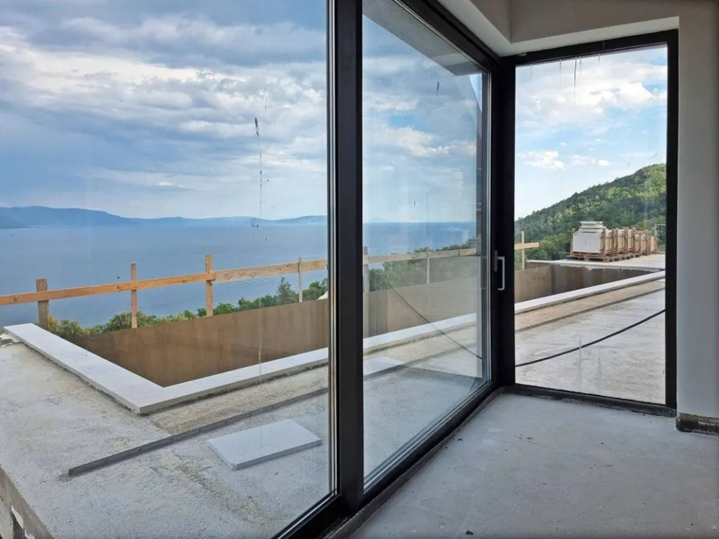 Terrasse - Villa with Sea View in Rabac, Istra