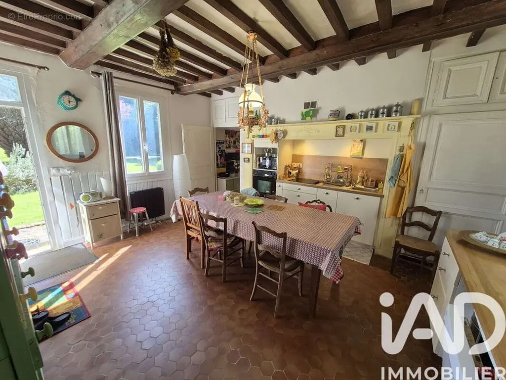 Köök - Charming Normandy Longère with Garden in Pierrecourt