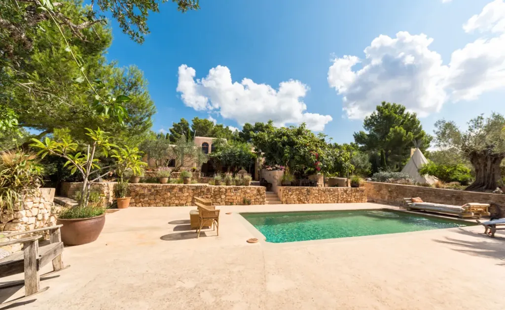 Piscine - Historic Chalet with Pool and Terrace in Sant Josep