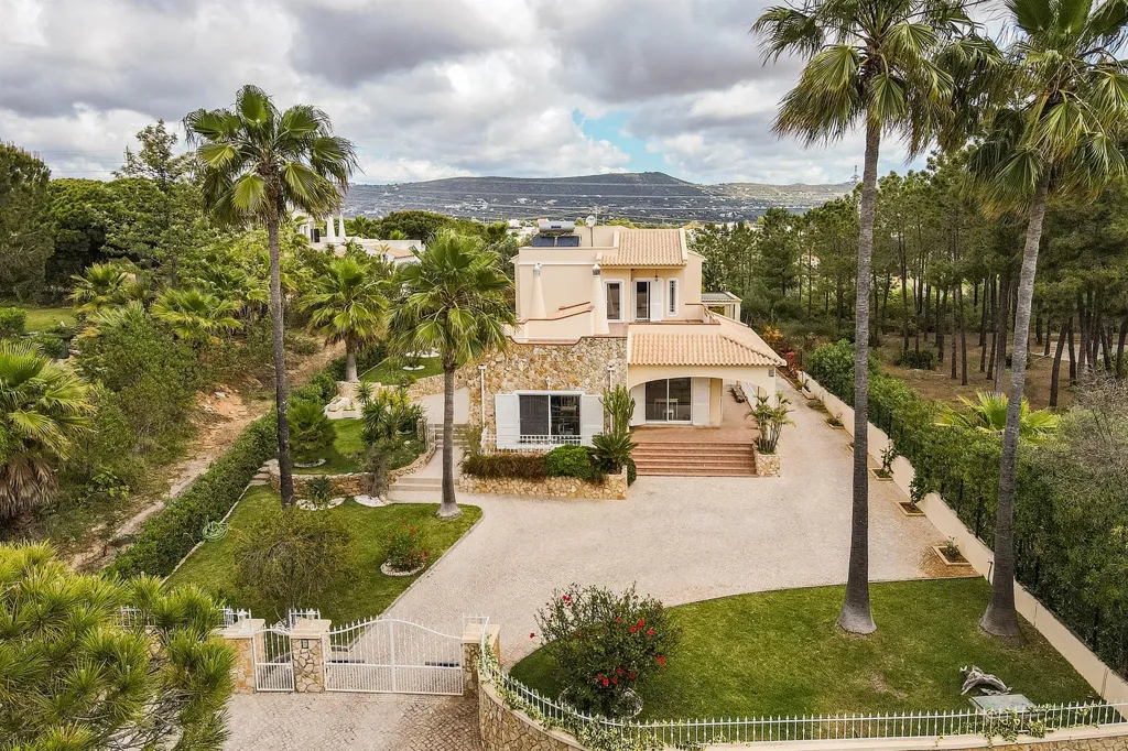 Aerial - Detached House with Pool in Loulé, Portugal