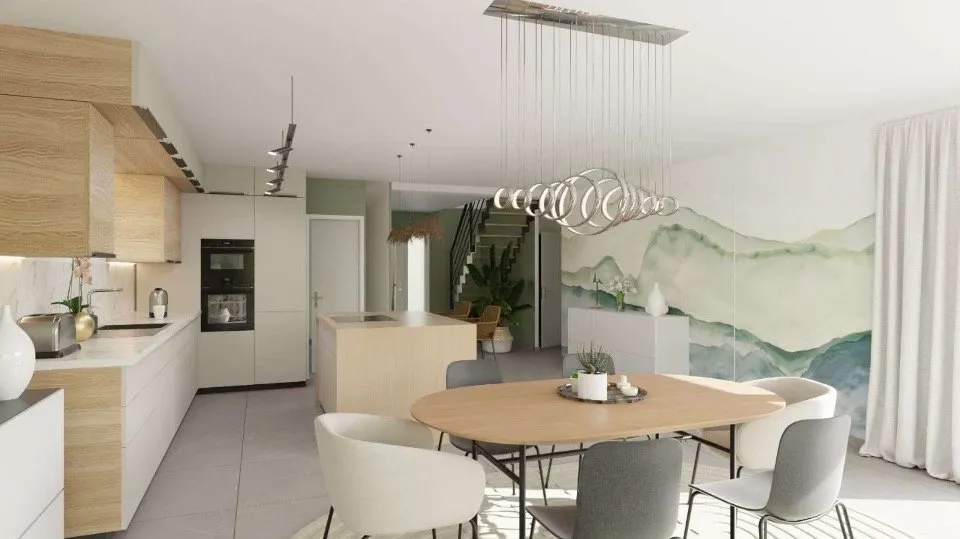 Salle à manger - Maison à Construire avec Jardin à Plouay