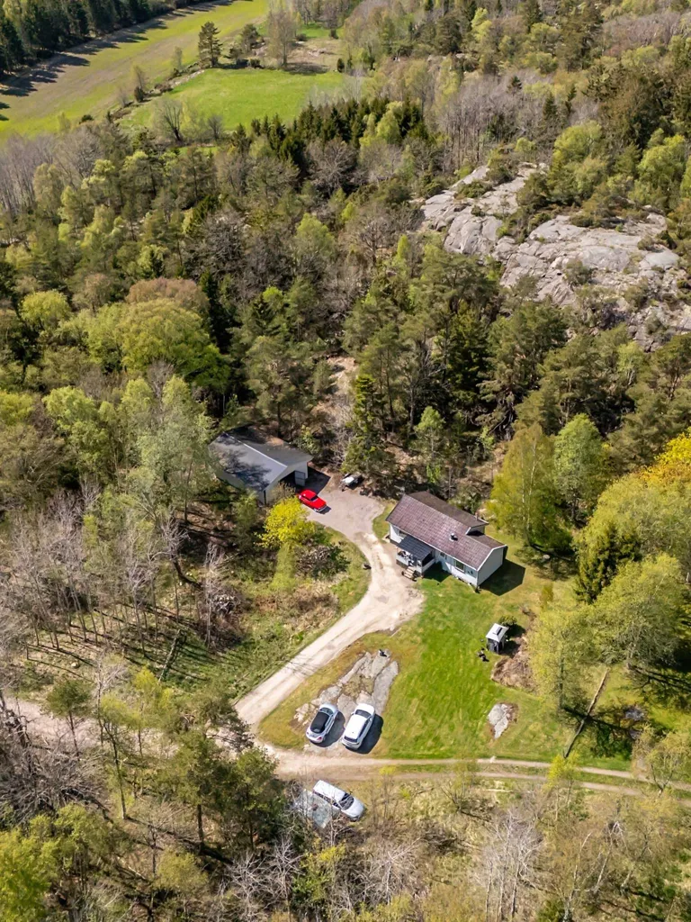 Vue aérienne - Cottage with Large Plot in Brastad