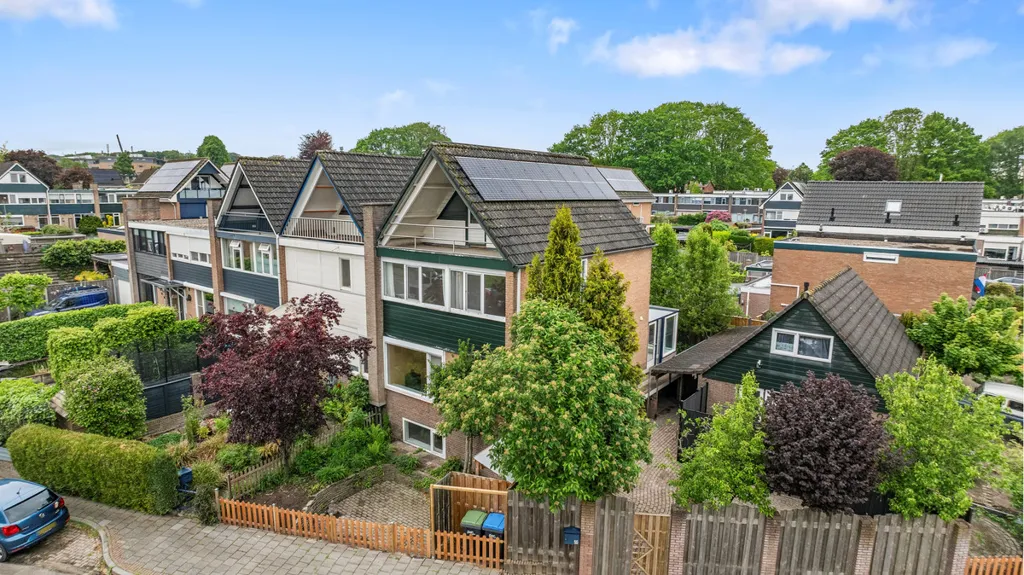 Vue aérienne - House with Self-contained Apartment in Groesbeek