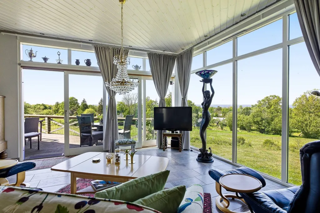 Séjour - Villa with Sea View and Strandline on Öland