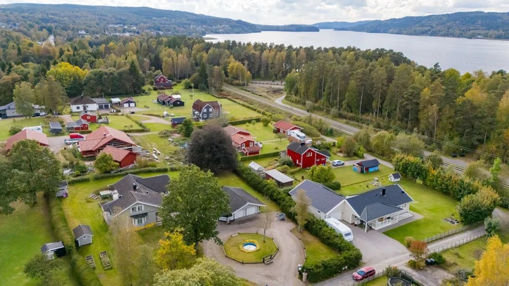 Vue aérienne - Villa with Private Golf Course in Fristad