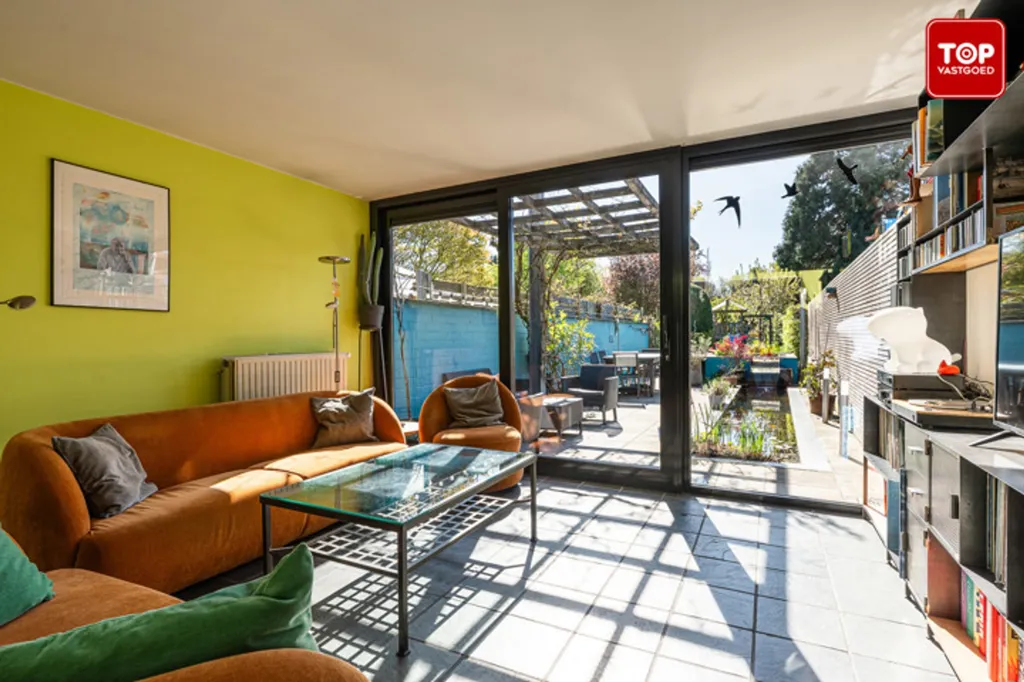 Séjour - Maison Énergétique avec Jardin à Wondelgem