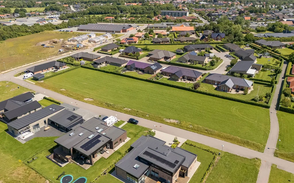 Vista aerea - Year-Round Plot with 5G Coverage in Videbæk