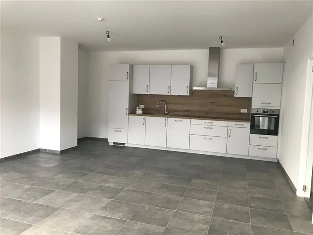 Köök - Modern Apartment with Terrace in Bastogne