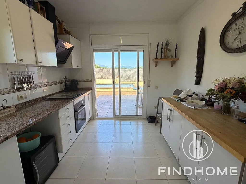 Cuisine - Penthouse with Pool in La Torre Mas Pau