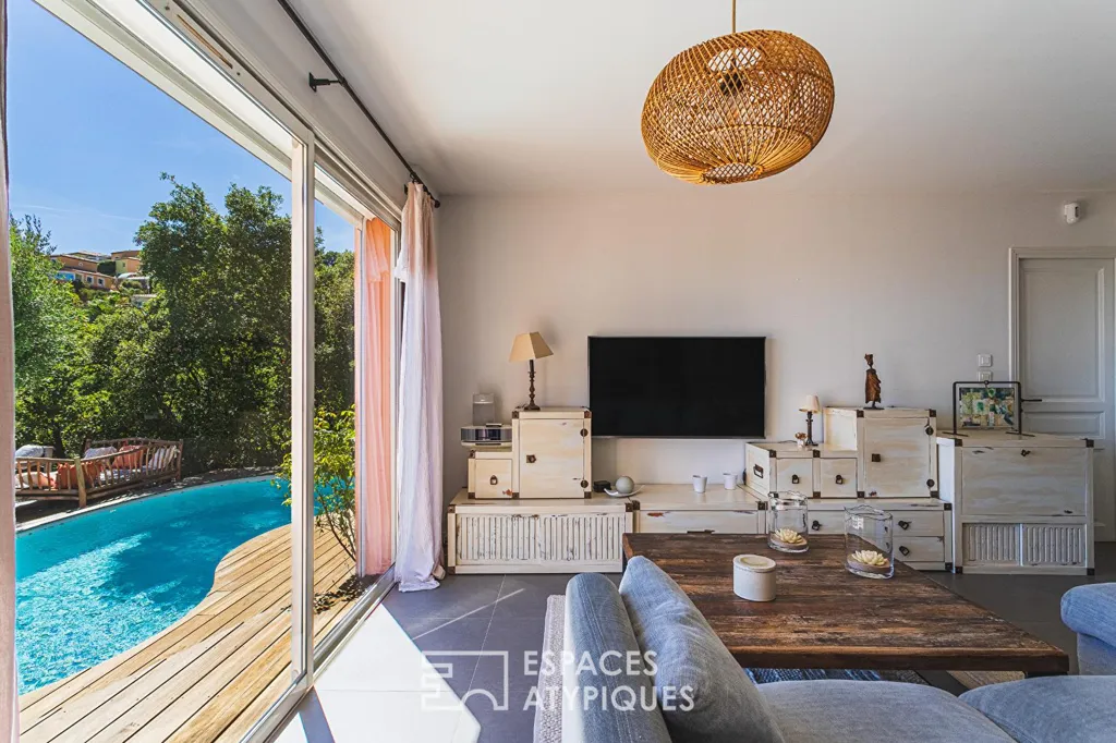 Elutuba - Villa with Sea View and Pool in Hyères