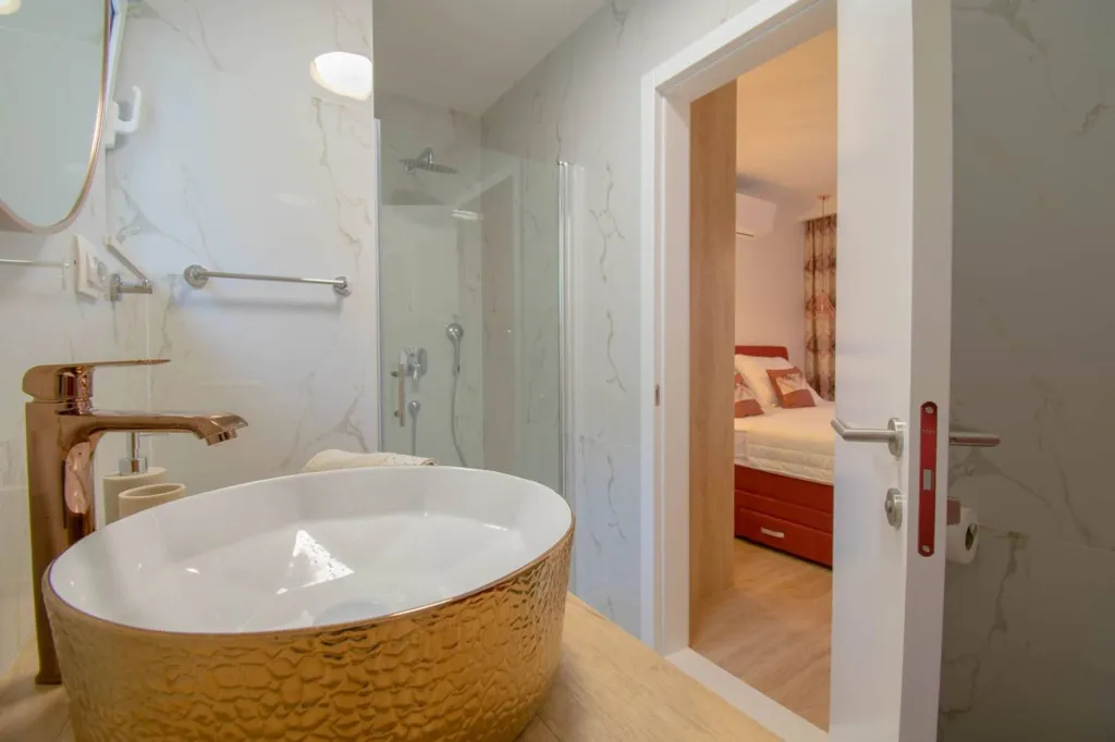 Bathrooms - New Villa with Pool in Baška Voda