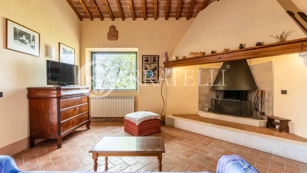 Séjour - Rustic Property with Pool in Sarteano
