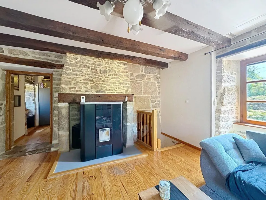 Séjour - Maison en Pierre avec Jardin à Gillorgues