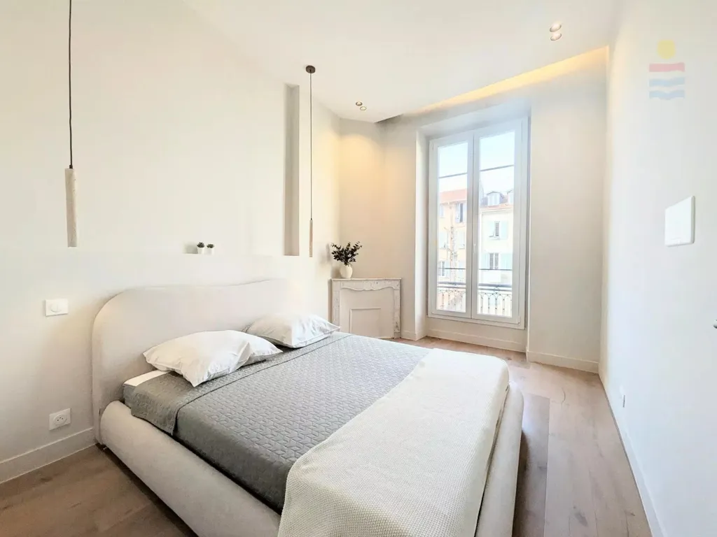 Chambres - Appartement Charmant avec Climatisation à Nice