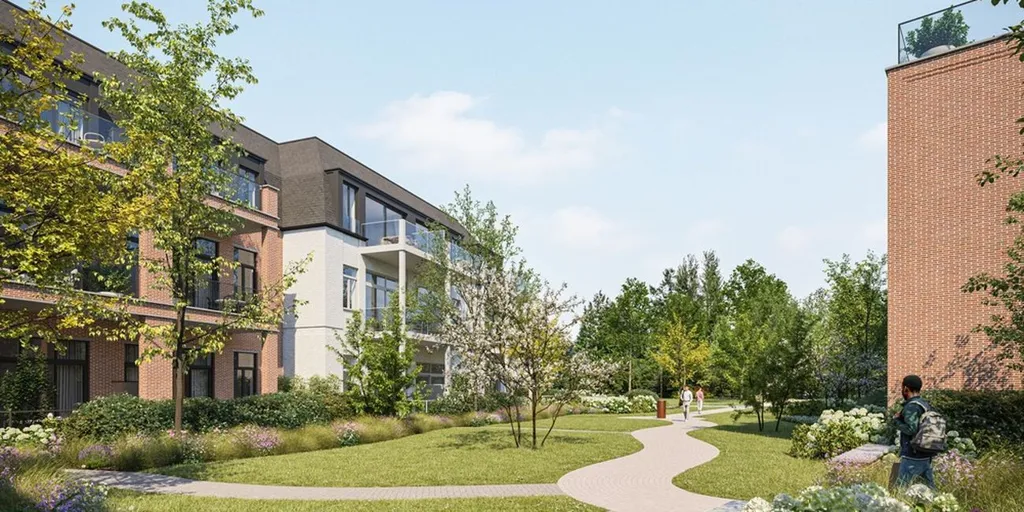 Jardin - Appartement Neuf avec 3 Chambres à Berlaar