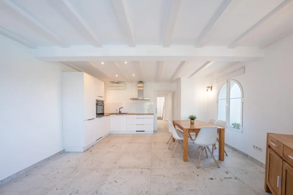Cuisine - Chalet with Sea View and Pool in Cap Martí