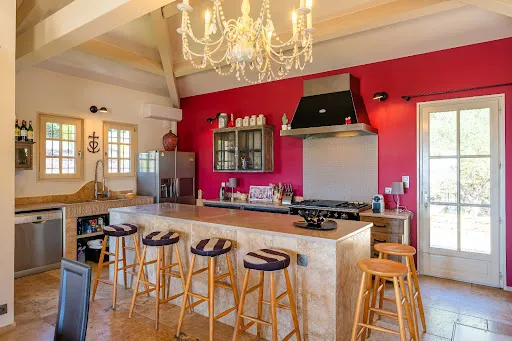 Köök - Luxury Villa with Pool in La Cadière-d'Azur