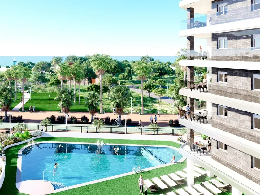 Vue aérienne - Modern Apartments with Sea View in Cabanes