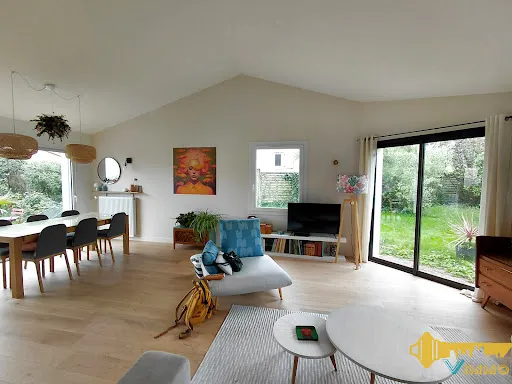 Séjour - Maison Rénovée en Impasse à Vertou