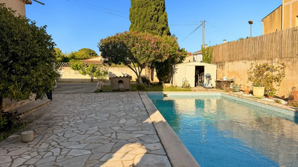 Bassein - Ground Floor House with Pool in Mauguio