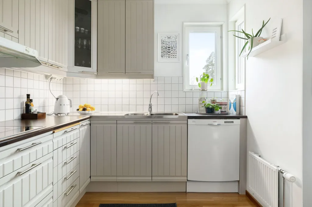 Cuisine - Apartment with Balcony in Vallentuna