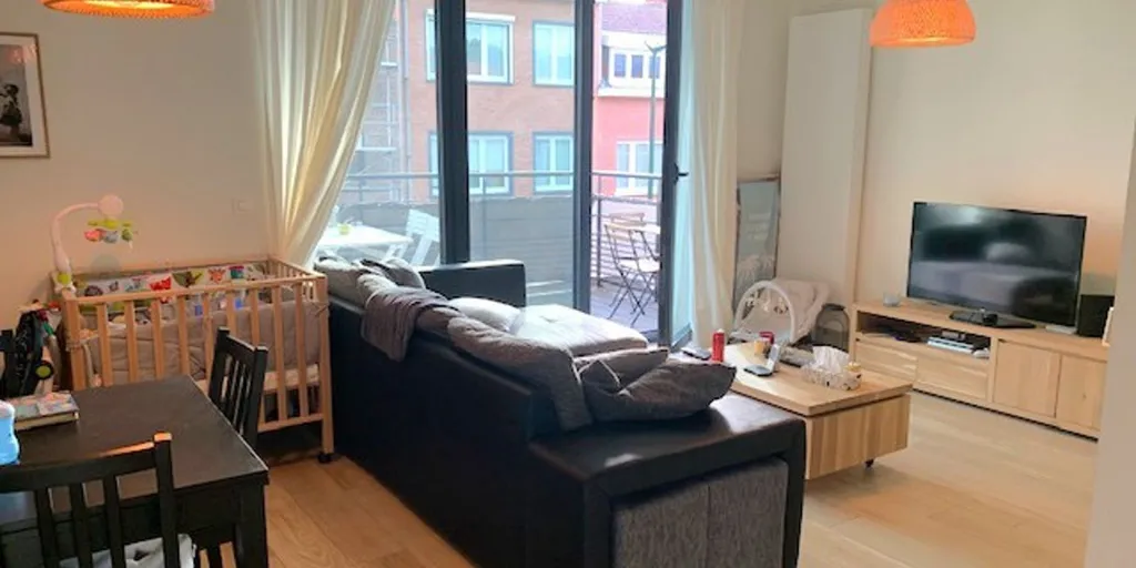 Séjour - Appartement Neuf avec Terrasse à Ukkel