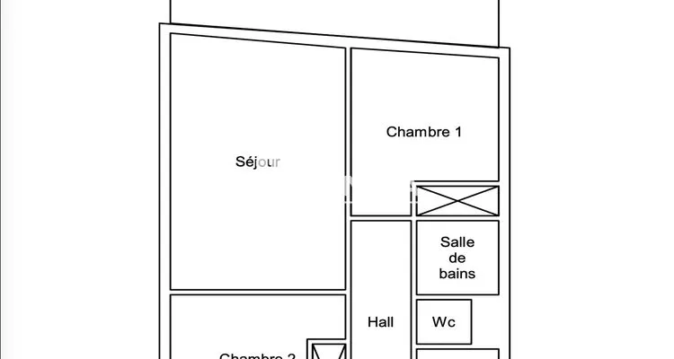 Plan - Appartement avec terrasse à Cannes