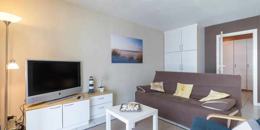 Séjour - Studio Instapklare avec Terrasse à Nieuwpoort