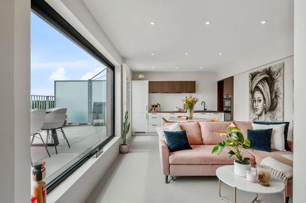 Soggiorno - Penthouse with Terraces in Leuven