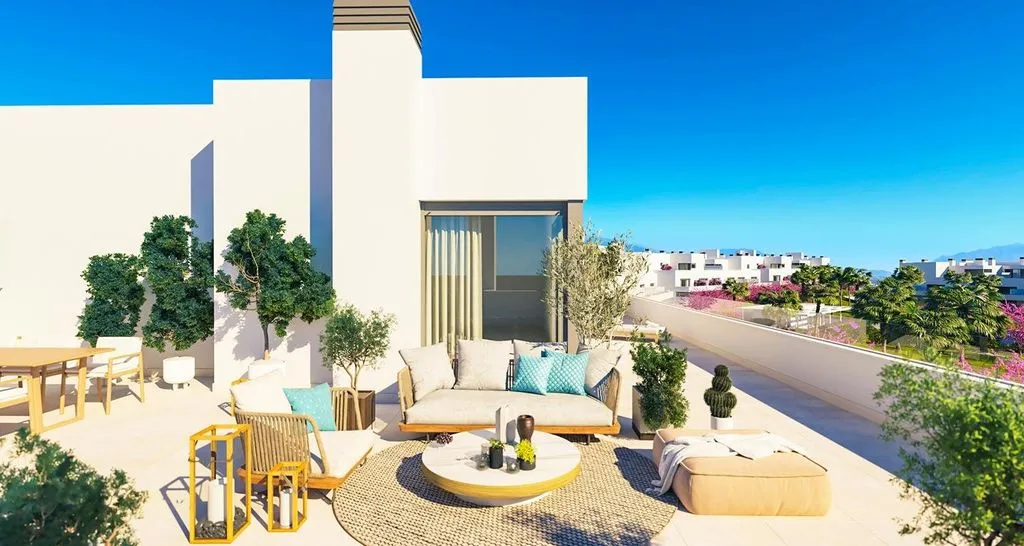 Terrasse - Contemporary Flat with Pool in Estepona