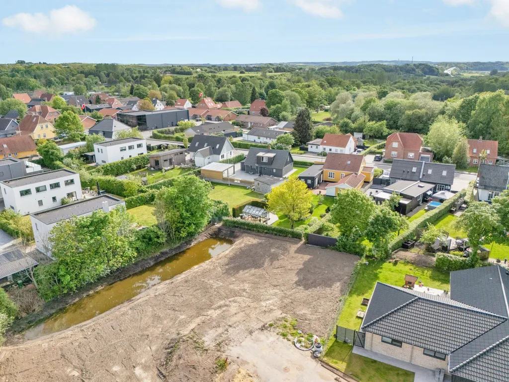 Vue aérienne - Year-Round Plot with 5G Coverage in Skanderborg