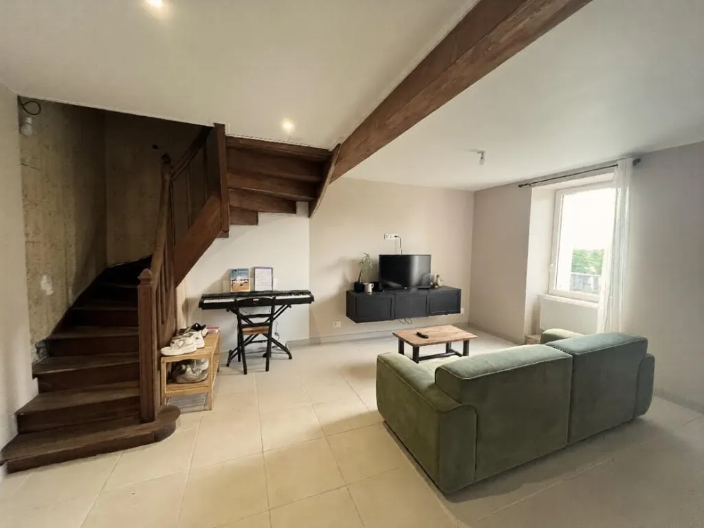 Séjour - Maison de Village avec Jardin à Mialet